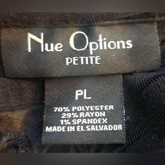 Nu Options Black Lace Blouse Size PL - Picture 6 of 6